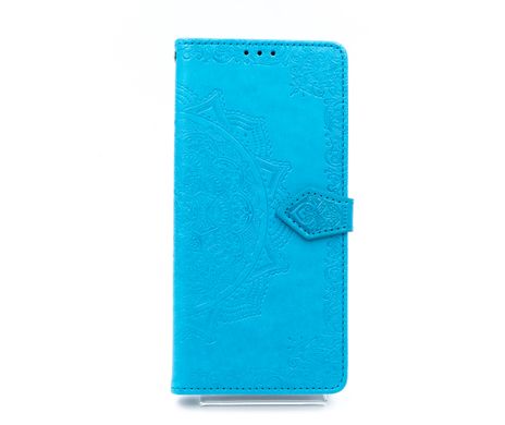 Чохол книжка шкіра Art case з візитницею для Xiaomi Redmi Note 10 5G/Poco M3 Pro blue