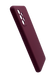 Силиконовый чехол Fibra для Samsung A52 marsala Full Camera