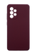 Силиконовый чехол Fibra для Samsung A52 marsala Full Camera