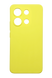 Силиконовый чехол Softy для Xiaomi Redmi Note 13 4G yellow Full Camera с микрофиброй