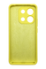 Силиконовый чехол Softy для Xiaomi Redmi Note 13 4G yellow Full Camera с микрофиброй