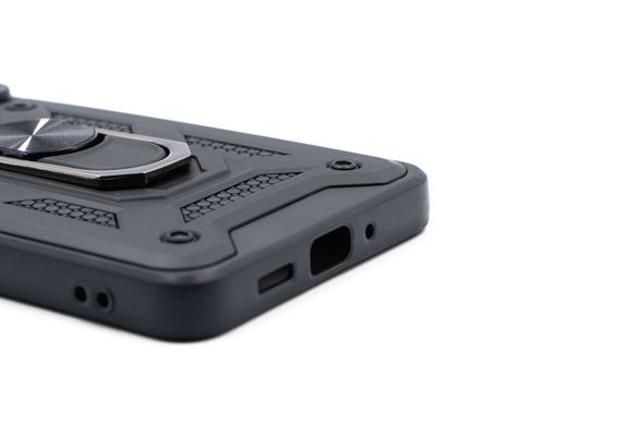 Чохол Camshield Serge Ring for Magnet для Samsung A73 5G black протиударний шторка/захист камери