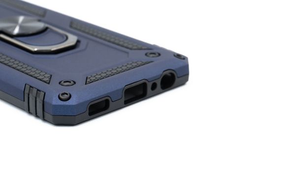 Чехол Serge Ring for Magnet для Samsung A22 4G/M32 dark blue противоударный