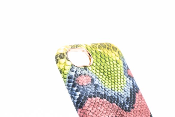 Накладка Кожа SIBLING snake NEW для iPhone 7/8 grey