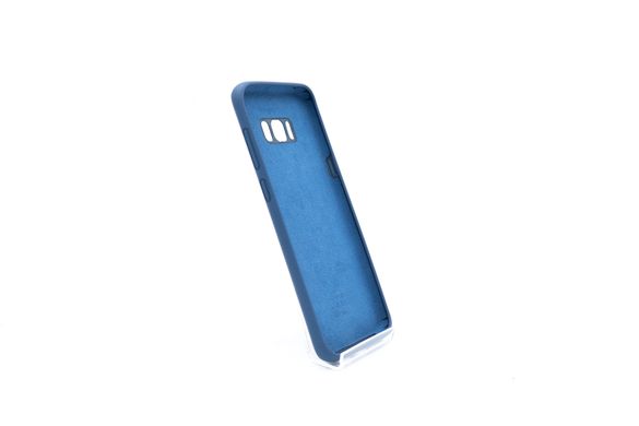 Силиконовый чехол Full Cover для Samsung S8+ navy blue