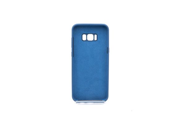 Силиконовый чехол Full Cover для Samsung S8+ navy blue