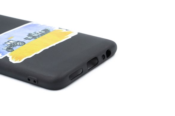 TPU чохол MyPrint для Xiaomi Redmi Note 9/Redmi 10X,Трактор з танком black Full camera