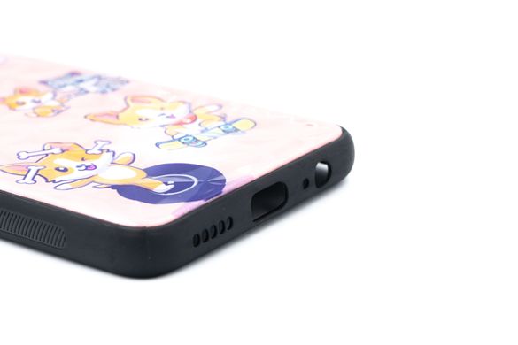 TPU+PC чохол Prisma Wave Majesty для Xiaomi Redmi Note 9 Playful corgi/light pink