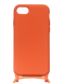 Силиконовый чехол WAVE Lanyard для iPhone 7/8 orange (TPU)