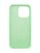 Силиконовый чехол Full Cover для iPhone 16 Pro pistachio