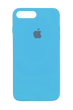 Силіконовий чохол Full Cover для iPhone 7+/8+ blue(cornflower)