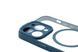 Чохол Baseus Frame Series Magnetic Case+Glass 0.22mm для iPhone 14 Pro Max dark blue Full Camera
