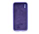 Силіконовий чохол Full Cover Square для iPhone X/XS ultra violet Full Camera
