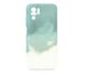 Силіконовий чохол Watercolor для Xiaomi Redmi Note 10 4G (TPU) green