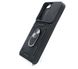 Чохол Camshield Serge Ring для Samsung S22 black протиударний шторка/захист камери