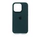 Силіконовий чохол Full Cover для iPhone 14 Pro moss green