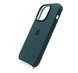 Силіконовий чохол Full Cover для iPhone 14 Pro moss green