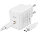 Сетевое зарядное устройство Hoco CS13A Ocean single port PD20W charger set Type-C toType-C white