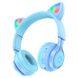 Навушники бездротові Hoco W39 Cat Ear Bluetooth blue