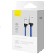 USB кабель Baseus Coolplay series Fast Charging Cable Type-C 100W 1m blue CAKW000603