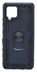 Чехол Serge Ring for Magnet для Samsung A42 5G blue противоударный с магнит держателем