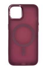 Чохол TPU+PC Space Magnetic Color with Magsafe для iPhone 13 Pro bordo