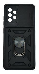 Чехол Camshield Serge Ring для Samsung A52 4G/A52 5G/A52S black противоударный шторка/защита камеры