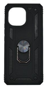 Чехол Serge Ring for Magnet для Xiaomi Mi 11 black противоударный с магнит держателем