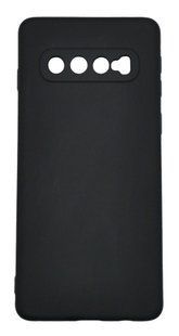 Силиконовый чехол WAVE Colorful для Samsung S10 black (TPU)