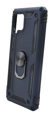 Чехол Serge Ring for Magnet для Samsung A42 5G blue противоударный с магнит держателем
