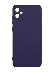 Силіконовий чохол SMTT для Samsung A05 dark violet Full Camera з мікрофіброю