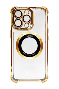 Силіконовий чохол Glossy with MagSafe для iPhone 13 Pro gold