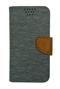 Універсальний чохол книжка Goospery Canvas Diary 5.0" grey