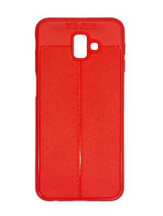 Силіконовий чохол для Samsung J6+ red Auto Focus