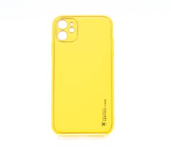 Чохол шкіра Xshield для iPhone 11 yellow Full Camera