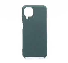 Силиконовый чехол Full Soft для Samsung A12/M12 dark green