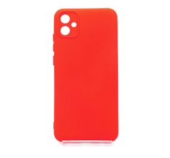 Силіконовий чохол Full Cover для Samsung A04E red Full Camera без logo
