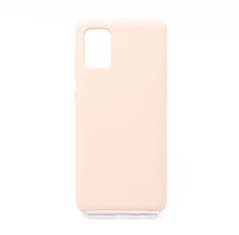 Силиконовый чехол Full Cover SP для Samsung A31 pink sand
