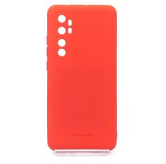 Силиконовый чехол Molan Cano для Xiaomi Mi Note 10 Lite Smooth red