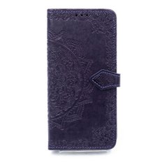 Чохол книжка шкіра Art case з візитницею для Xiaomi Poco M3 violet