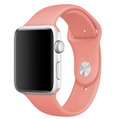 Силіконовий ремінець для Apple Watch Sport Band 38/40/41mm (S) 2pcs begonia red