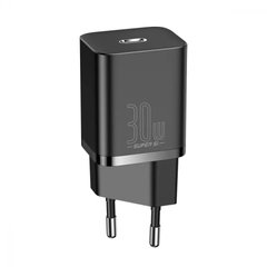Мережевий зарядний пристрій Baseus Super Silicone PD 30W (1Type-C) black