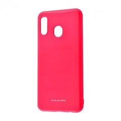 Силіконовий чохол Molan Cano Jelly для Samsung A40 pink