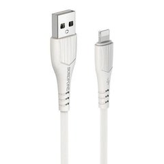 USB кабель Borofone BX37 Wieldy Lightning 2.4A/1m white