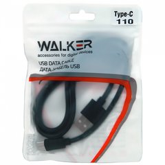 USB кабель Walker 110 Type-C black тех.уп.