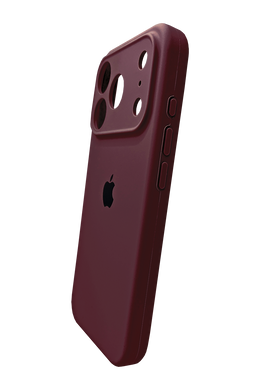 Силіконовий чохол Full Cover для iPhone 17 Pro plum Full Camera