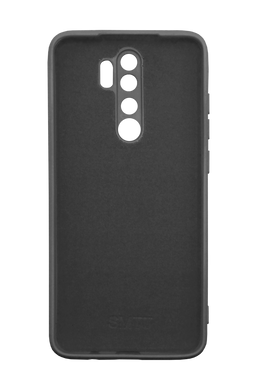 Силиконовый чехол SMTT для Xiaomi Redmi Note 8 Pro black Full Camera с микрофиброй