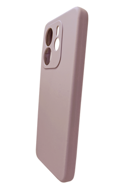 Силіконовий чохол Softy для Xiaomi Redmi Note 14 4G (UA/Europe) pink sand Full Camera з мікрофіброю