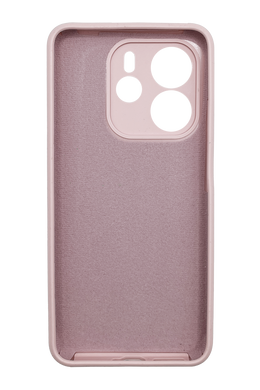 Силіконовий чохол Softy для Xiaomi Redmi Note 14 4G (UA/Europe) pink sand Full Camera з мікрофіброю