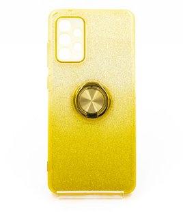 Силиконовый чехол SP Shine для Samsung A52/A52S yellow ring for magnet